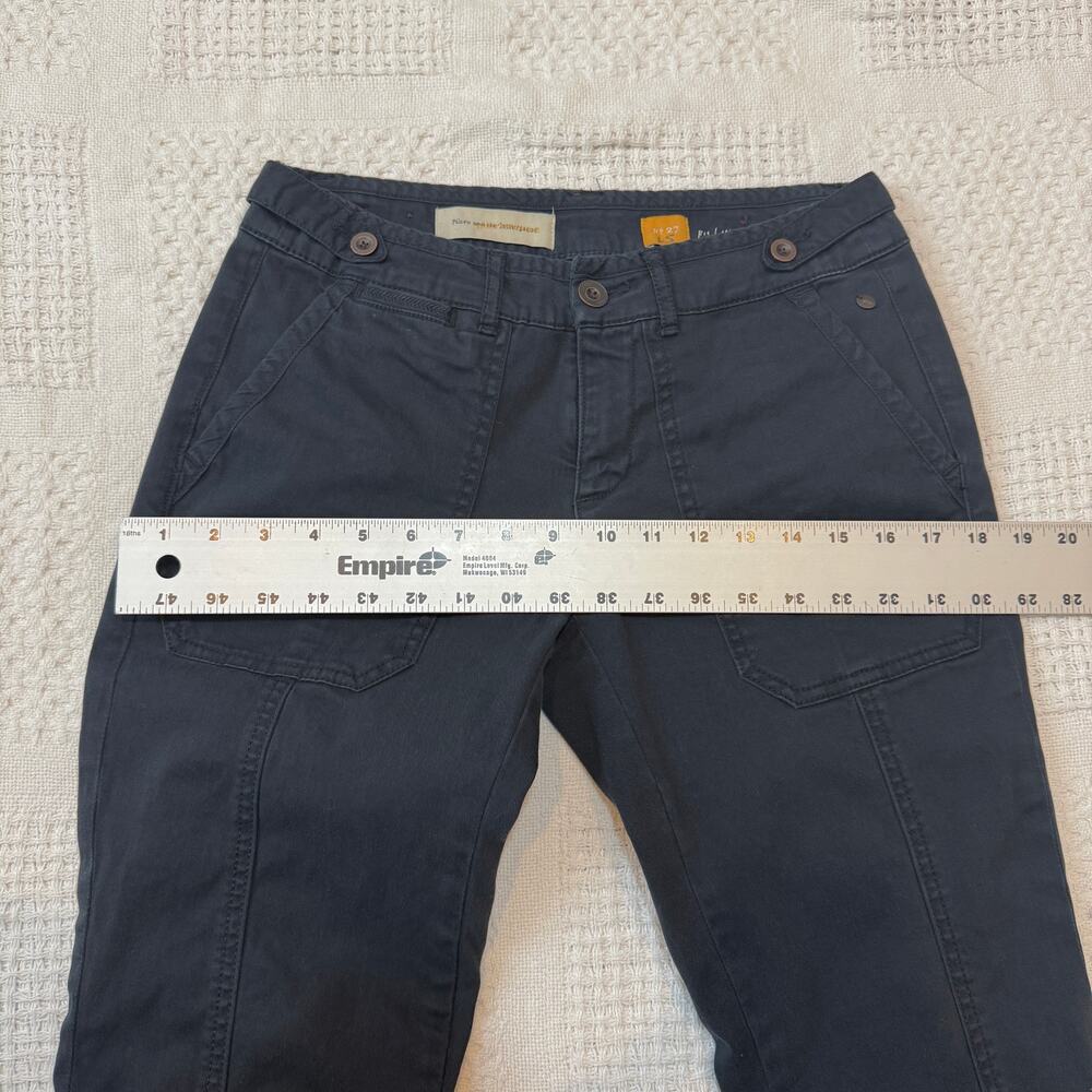 Pilcro and the Letterpress 27 fit / Hyphen chino pant waist and hem tabs P3 2682 - Picture 7 of 12